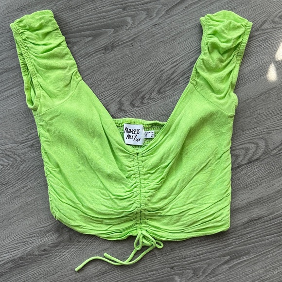 Princess Polly/Abercrombie Tops - Yellow, Green, Blue, Floral - Picture 9 of 12